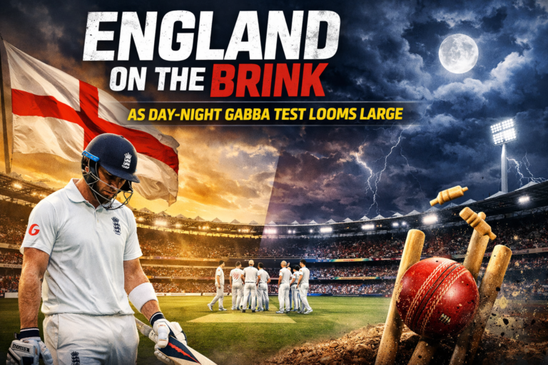England on the Brink as Day-Night Gabba Test Looms Large