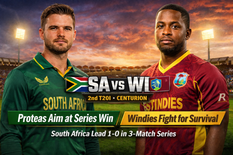 SA vs WI 2nd T20I Preview: South Africa Eye Series Win as West Indies Face Must-Win Clash